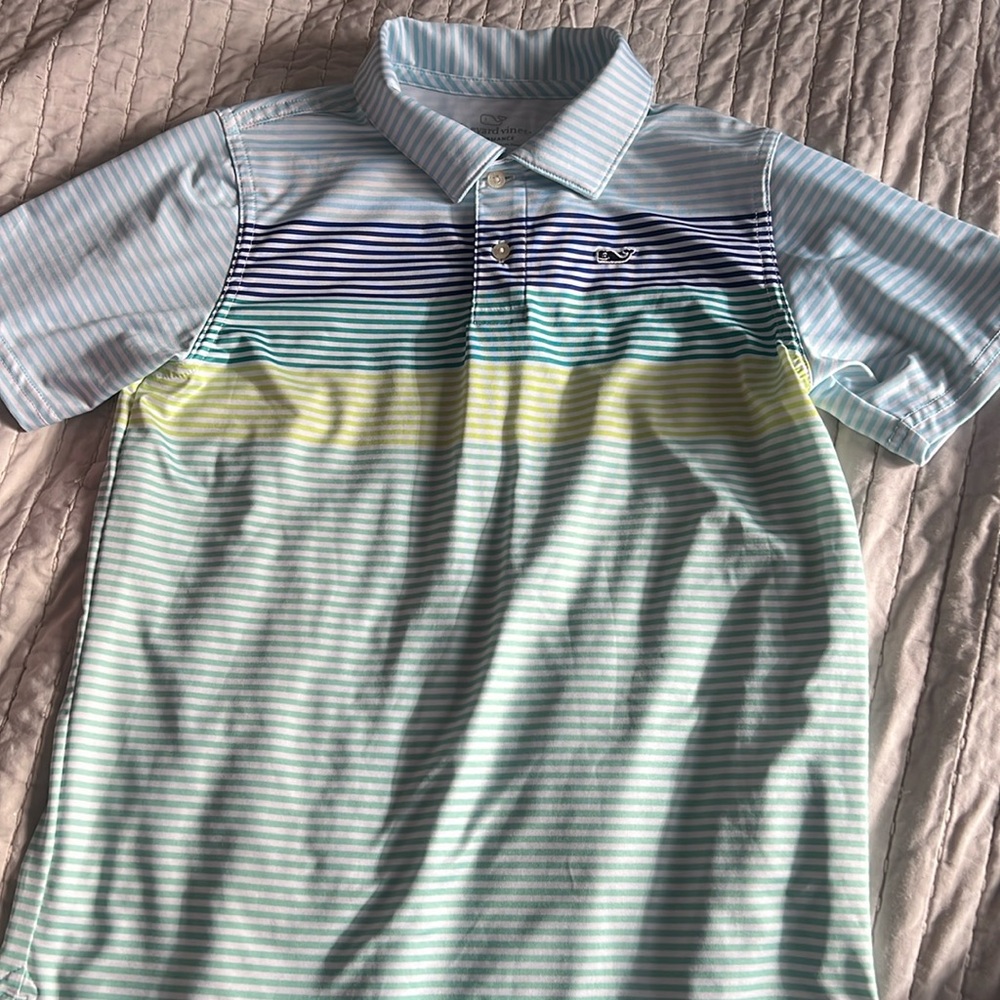 Boys performance short sleeve polo from Vineyard vines